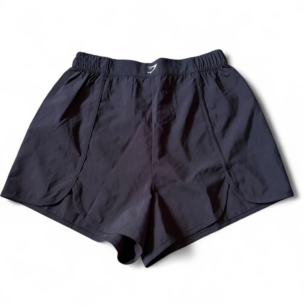 Gymshark Women's Black and White Shorts